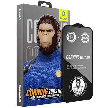 Захисне 2.5D скло Blueo Corning Gorilla Glass для Apple iPhone 15 Pro Max (6.7") 67772 фото