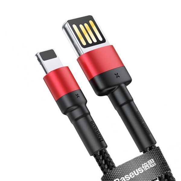 Дата кабель Baseus Cafule Lightning Cable Special Edition 2.4A (1m) (CALKLF-G) 31842 фото