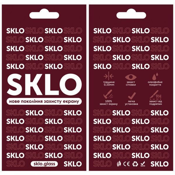 Захисне скло SKLO 3D для Xiaomi Redmi 13C / Poco C65 68481 фото