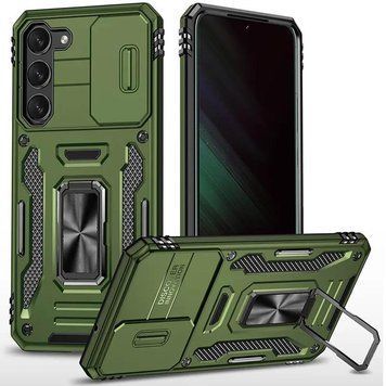 Ударостійкий чохол Camshield Army Ring для Samsung Galaxy S22+ 68617 фото