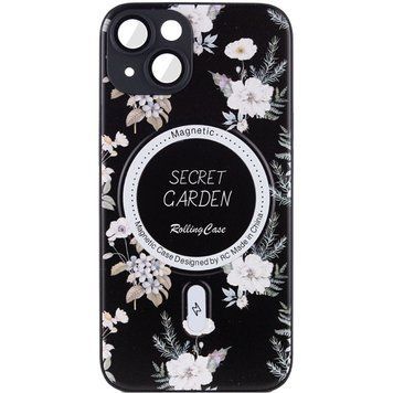 TPU+PC чохол Secret Garden with MagSafe для Apple iPhone 15 (6.1") 67969 фото