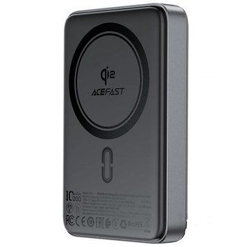 Портативний ЗП Power Bank Acefast M11 30W Qi2 з БЗП 10000 mAh 81603 фото