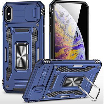 Ударостійкий чохол Camshield Army Ring для Apple iPhone XS Max (6.5") 68269 фото