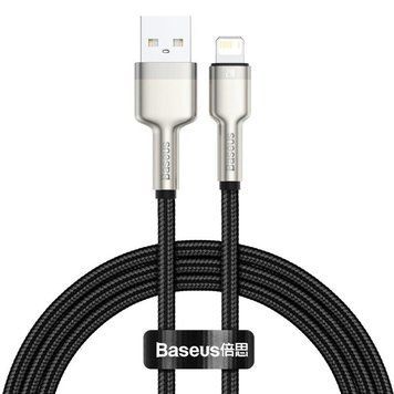 Дата кабель Baseus Cafule Series Metal USB to Lightning 2.4A (2m) (CALJK-B0) 76490 фото