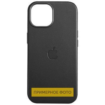 Шкіряний чохол Leather Case (AAA) with MagSafe для Apple iPhone 16e (6.1") 78494 фото