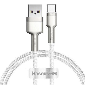 Дата кабель Baseus Cafule Metal Data USB to Type-C 66W (2m) (CAKF0002) 73853 фото