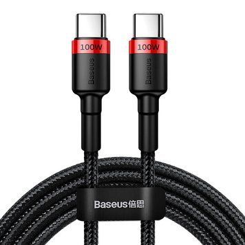 Дата кабель Baseus Cafule Type-C to Type-C PD2.0 100W (2m) (CATKLF-AL) 70510 фото