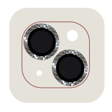Захисне скло Metal Shine на камеру (у упак.) для Apple iPhone 15 (6.1") / 15 Plus (6.7") 65695 фото