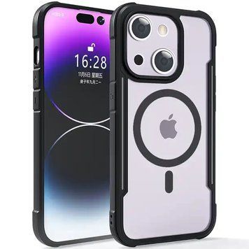 TPU+PC чохол Defense Clear with MagSafe для Apple iPhone 15 Plus (6.7") 66416 фото