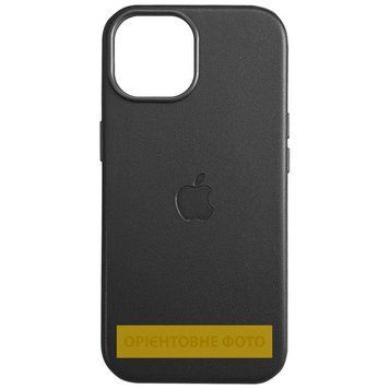 Шкіряний чохол Leather Case (AAA) with MagSafe and Animation для Apple iPhone 16 Plus (6.7") 80349 фото