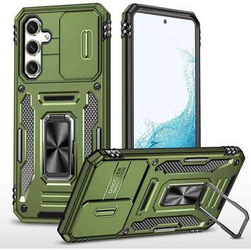 Ударостійкий чохол Camshield Army Ring для Samsung Galaxy S25 / S24 76334 фото