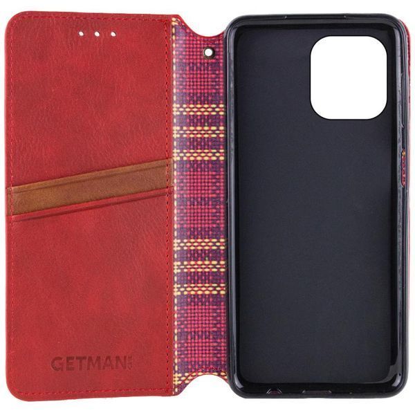 Шкіряний чохол-книжка GETMAN Cubic (PU) для Apple iPhone 13 (6.1") 80848 фото