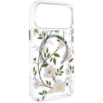 TPU+PC чохол Clear Garden with MagSafe для Apple iPhone 17 Pro (6.3") 80898 фото