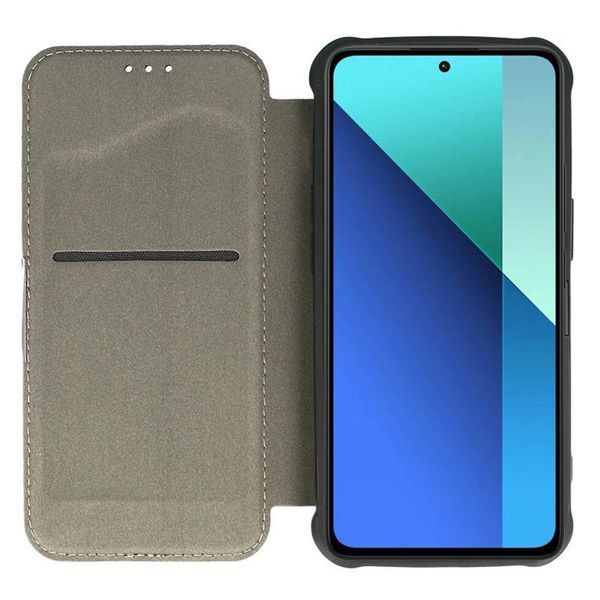 Шкіряний чохол-книжка GETMAN Razor (PU) для Xiaomi Redmi Note 13 Pro 4G / Poco M6 Pro 4G 73763 фото