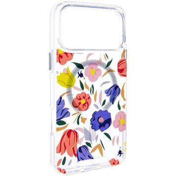 TPU+PC чохол Clear Garden with MagSafe для Apple iPhone 17 Pro Max (6.9") 80899 фото