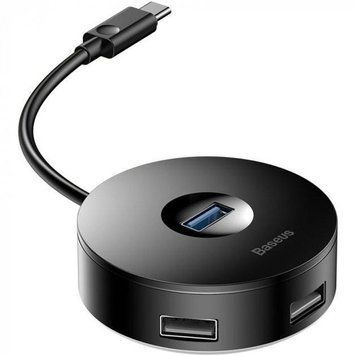 Перехідник HUB Baseus Round Box Type-C to USB 3.0 + 3USB 2.0 (CAHUB-G) 31222 фото