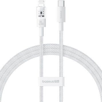 Дата кабель Baseus Gem Fast Charging Type-C to Lightning 20W (1m) (P10373001) 74773 фото