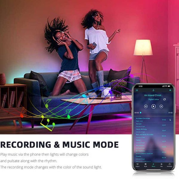 Світлодіодна RGB лампочка Smart bulb light 1 with Bluetooth E27 with app 66431 фото