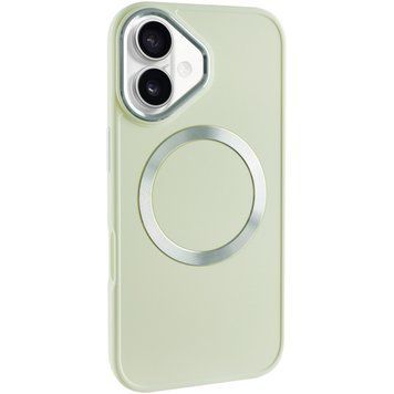 TPU чохол Bonbon Metal Style with MagSafe для Apple iPhone 16 Plus (6.7") 74338 фото