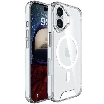 Чохол TPU Space Case with MagSafe для Apple iPhone 16 (6.1") 72047 фото