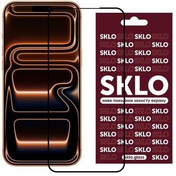 Захисне скло SKLO 3D для Apple iPhone 17 Pro (6.3") 80925 фото