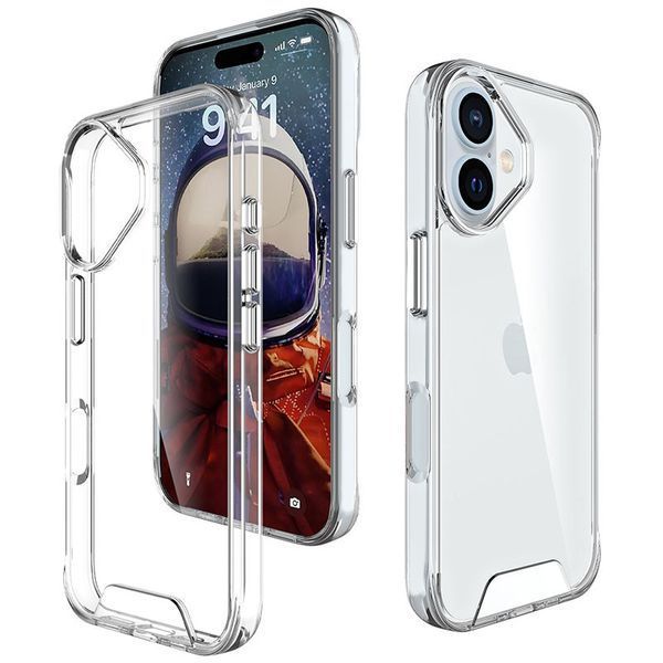 Чохол TPU Space Case transparent для Apple iPhone 16 (6.1") 72051 фото