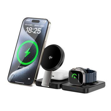БЗП WIWU Wi-W028 QI2 3 in 1 wireless charger 78000 фото
