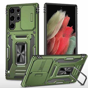 Ударостійкий чохол Camshield Army Ring для Samsung Galaxy S25 Ultra 76335 фото