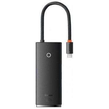 Перехідник HUB Baseus Lite Series 6in1 (Type-C to HDMI + 2xUSB 3.0 + PD+SD/TF) (WKQX05) 63730 фото